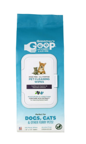 Groomer`s Goop Pet Cleaning Wipes (Rinse Free) 100 gb