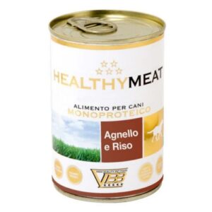 Healthymeat Agnello con Riso ( su ėriena ir ryžiais ) paštetas šunims 400g.