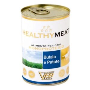 Healthymeat Bufalo con Patate (su buivoliena ir bulvėmis) monoproteininis paštetas šunims 400g.