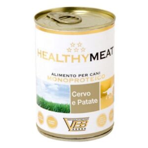 Healthymeat Cervo con Patate (su elniena ir bulvėmis) monoproteininis paštetas šunims 400g.