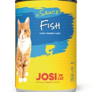 JosiCat Fish in Sauce konservuotas pašaras katėms su žuvim padaže, 415 g.