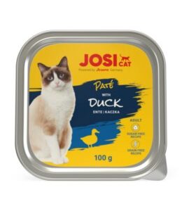 JosiCat Paté with Duck paštetas katėms su antiena, 100 g.