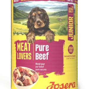 Josera Meat Lovers Junior Pure Beef konservuotas pašaras jauniems šunims su jautiena, 400 g