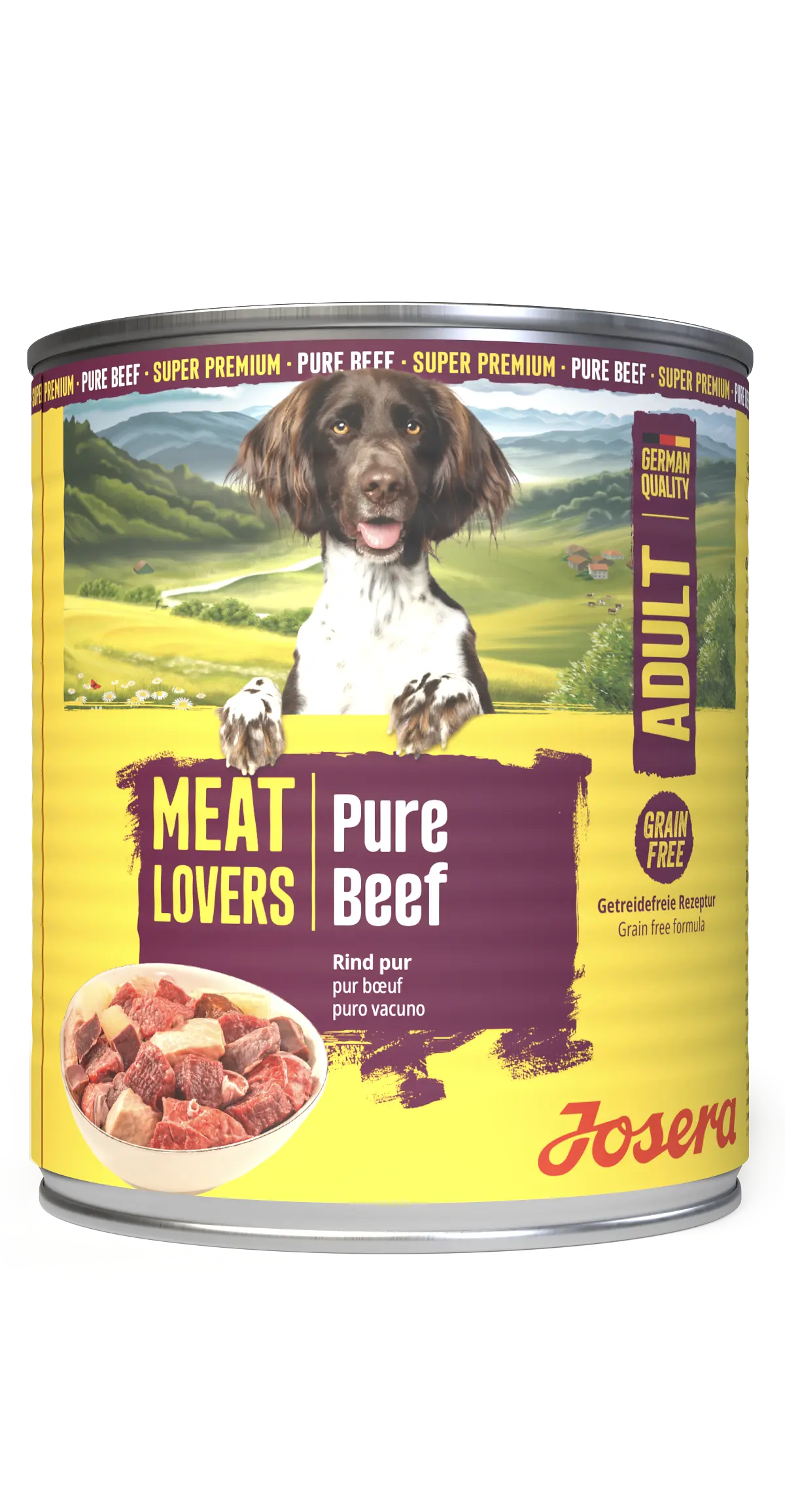 Josera Meat Lovers Pure Beef konservuotas pašaras šunims su jautiena