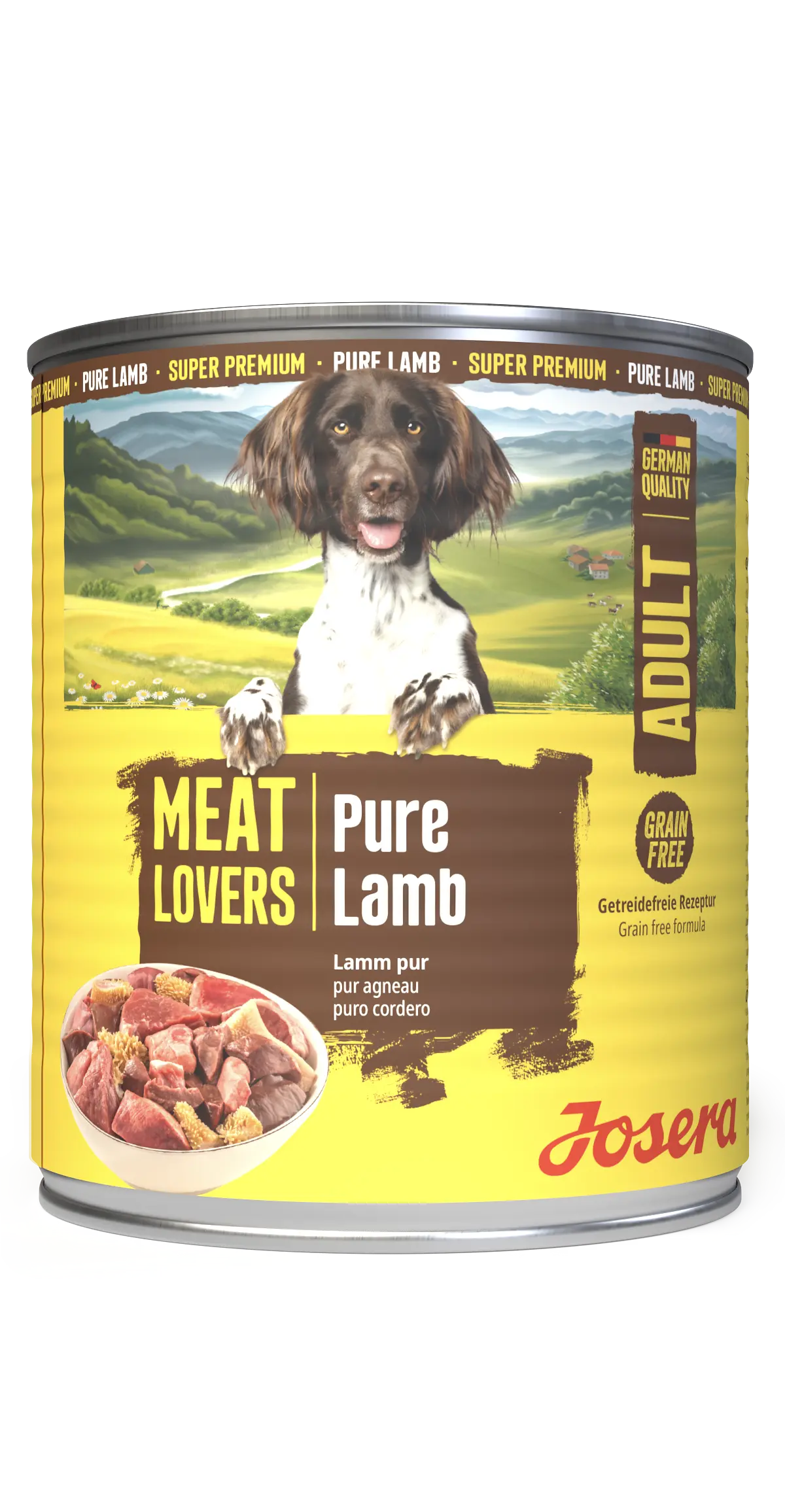 Josera Meat Lovers Pure Lamb konservuotas pašaras šunims su ėriena