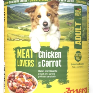 Josera Meat Lovers Menu Chicken with Carrot konservuotas pašaras šunims su vištiena ir morkomis
