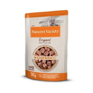 Nature’s Variety Wet Original Cat drėgnas maistas katėms su vištiena, 70 g