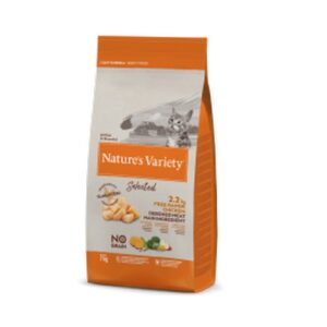 Nature’s Variety No Grain Kitten su vištiena – sausas maistas kačiukams, 7 kg