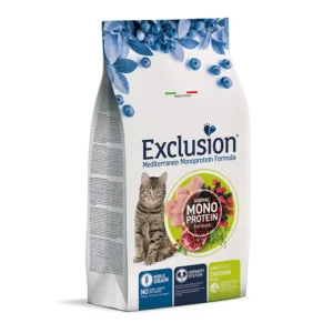 Exclusion ME MONO NOBLE GRAIN sausas pašaras katėms, su vištiena, 1.5kg