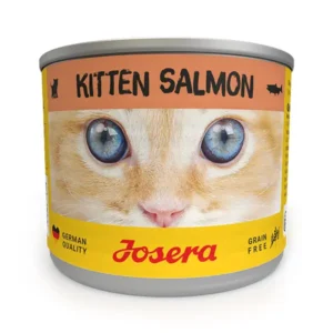 Josera Kitten Salmon begrūdis konservuotas pašaras jaunoms katėms su lašiša, 200 g