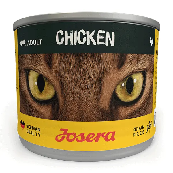 Josera Chicken begrūdis konservuotas pašaras katėms su vištiena, 200 g
