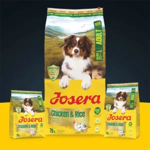 Josera AS Chicken and Rice sausas pašaras šunims su paukštiena ir ryžiais, 12,5 kg