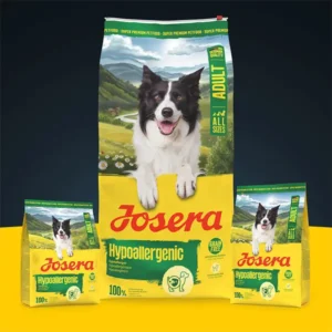 Josera Hypoallergenic begrūdis sausas jautriems pašaras šunims su vabzdžiais, 12,5 kg