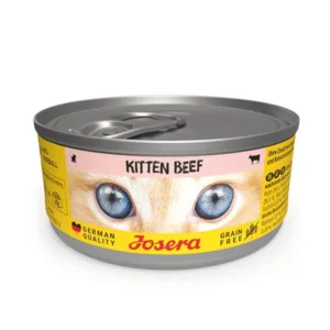 Josera Kitten Beef begrūdis konservuotas pašaras jaunoms katėms su jautiena, 85g x 12vnt