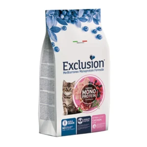 Exclusion ME MONO NOBLE GRAIN sausas pašaras kačiukams, su vištiena, 1.5kg