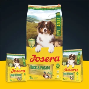 Josera A/S Duck + Potato begrūdis sausas pašaras šunims su antiena ir bulvėmis, 12,5 kg