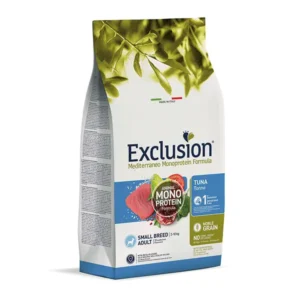 Exclusion Mono Protein Mediterraneo sausas pašaras mažų veislių šunims su tunu, S, 2 kg (Kopija)