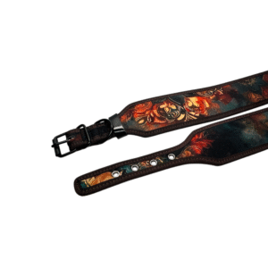 Šunų antkaklis su sagtimi 5 cm – paminkštintas, reguliuojamas Mandala