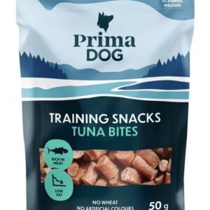 PrimaDog treniravimo skanėstai – tuno kasneliai 50 g