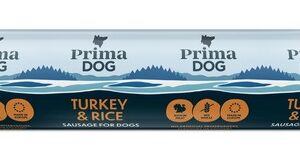 PrimaDog kalakutienos dešra šunims su ryžiais 800 g