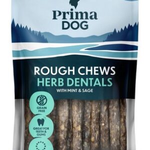 PrimaDog kramtalas dantims su mėtomis ir šalaviju S 12 cm, 100 g 