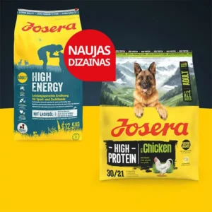 Josera High Protein Adult Chicken sausas pašaras šunims su paukštiena, 12,5 kg