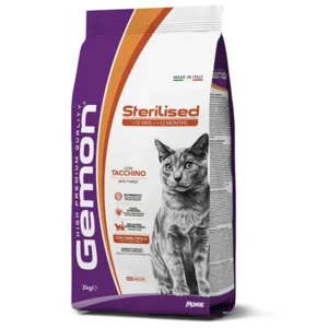 GEMON - Dry Cat Sterilized su kalakutiena 2kg