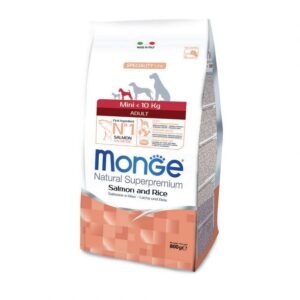 Monge Dry Dog Spec. Line - Mini Adult Salmon & rice 0,8kg