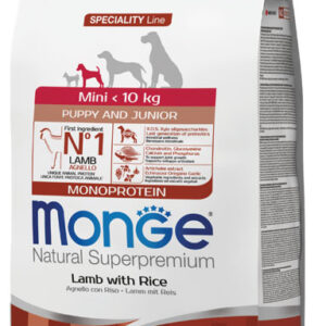 Monge Dry Dog Spec. Line - Mini Puppy Lamb & rice 0,8kg