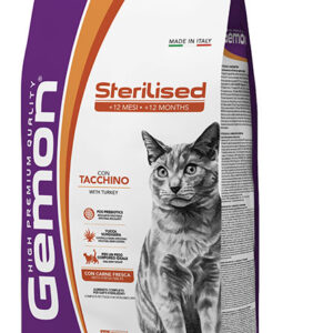 GEMON - Dry Cat Sterilized turkey 7kg