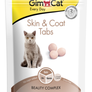 GIMCAT SKIN & COAT TABS skanėstai katėms 40g