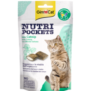 GimCat Nutri Pockets with Catnip & Multivitamin 60g