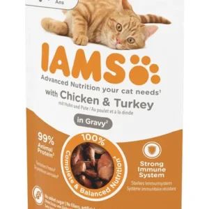 IAMS Cat Delight Chicken&Turkey in gravy 85g