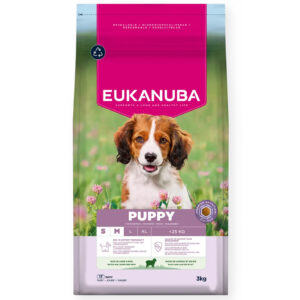 Eukanuba Puppy S/M Breeds Lamb & Rice 12 kg
