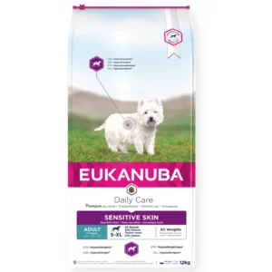 Eukanuba Daily Care Sensitive Skin Adult (žuvis) 12kg