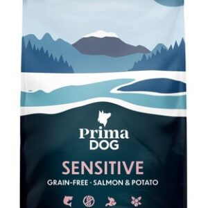 PrimaDog Be Grūdų – Lašiša & Bulvės visiems suaugusiems šunims 10 kg