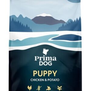 PrimaDog Vištiena & Bulvės sausas maistas šuniukams 10 kg