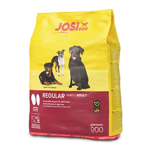 JosiDog Regular sausas pašaras šunims, 900 g
