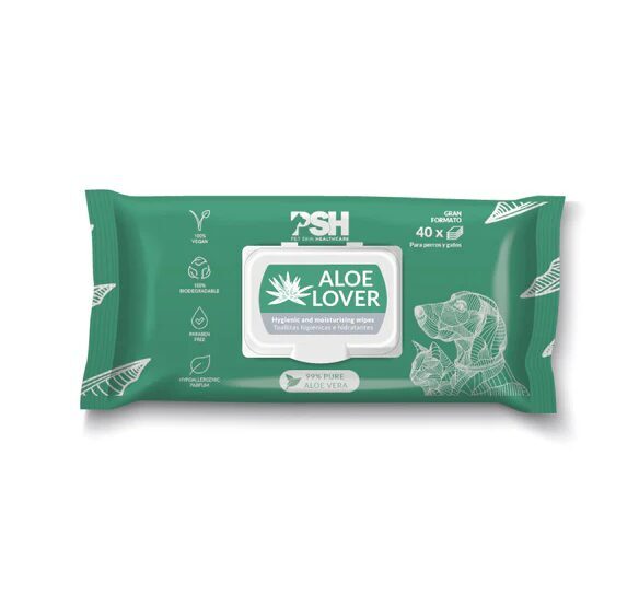 PSH Daily Beauty line Aloe Lover wipes, 40 vnt